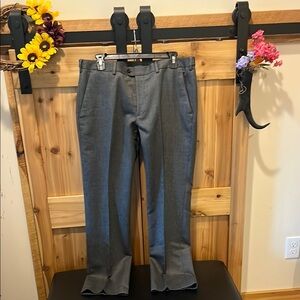 Express Gray Straight Leg Pants